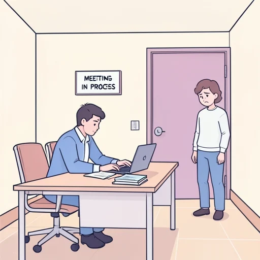 あいにく彼は会議中で手が離せない - Bildwörterbuch