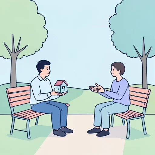 相手の立場を理解することが大切だ - Bildwörterbuch