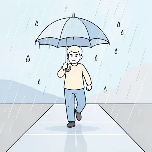 雨でも決行する - Bildwörterbuch
