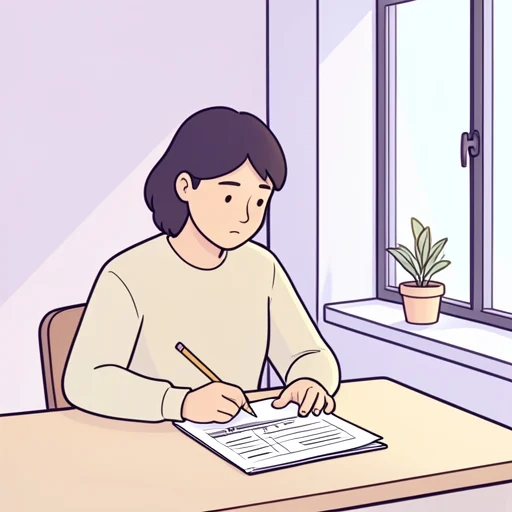 アンケートに答えなきゃ - Bildwörterbuch