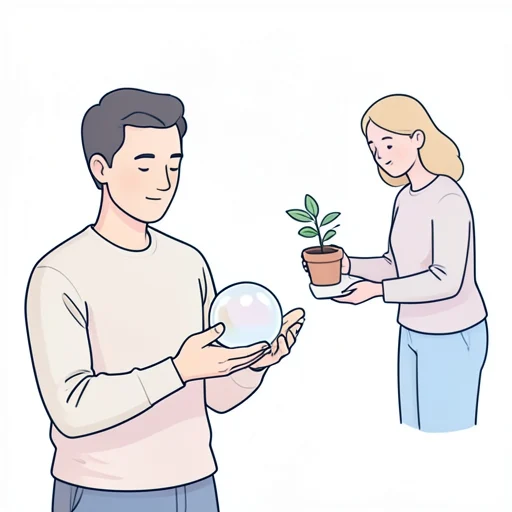 あの人との信用関係を大切にしたい - Bildwörterbuch