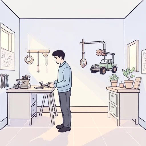 あの人は一生で三つの発明をした - Bildwörterbuch