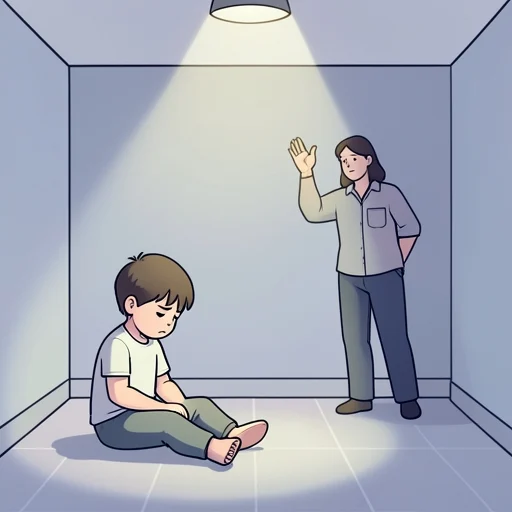 あの子、可愛そうに虐待されてた - Bildwörterbuch
