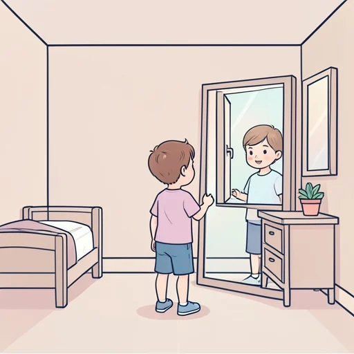 あの子の真似ばかりしないで - Bildwörterbuch