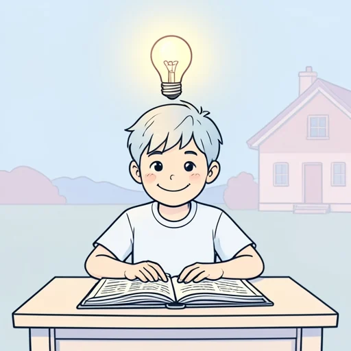 あの少年は頭がいい - Bildwörterbuch