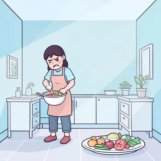 あれこれ混ぜるとかえって失敗するよ - Bildwörterbuch