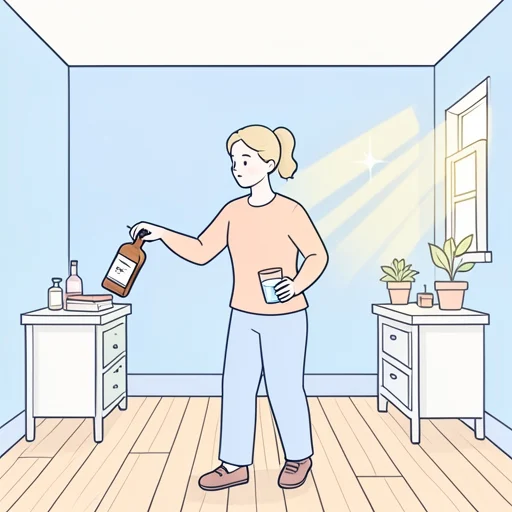 アルコールを控えてる - Bildwörterbuch