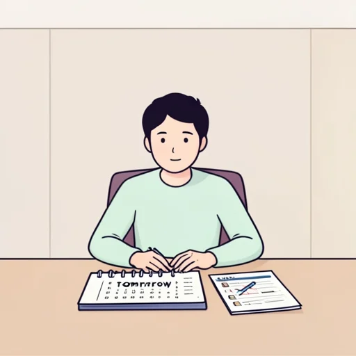 明日は会議に出席する予定です。 - 그림 사전