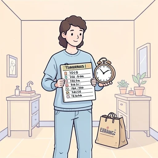 明日は用事がある - Bildwörterbuch