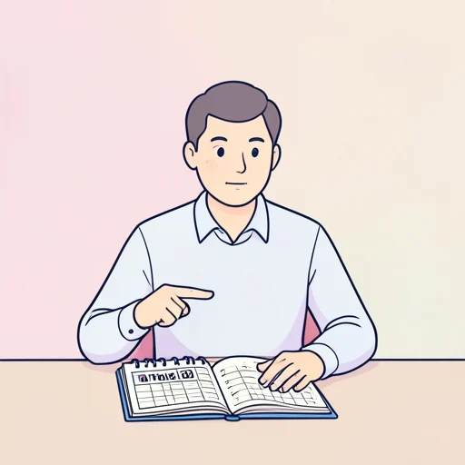 明日の日程を確認させてください - Bildwörterbuch