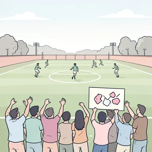 明日の試合、応援に来てください - Bildwörterbuch