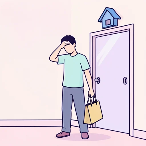 頭が痛いので帰ります - Bildwörterbuch