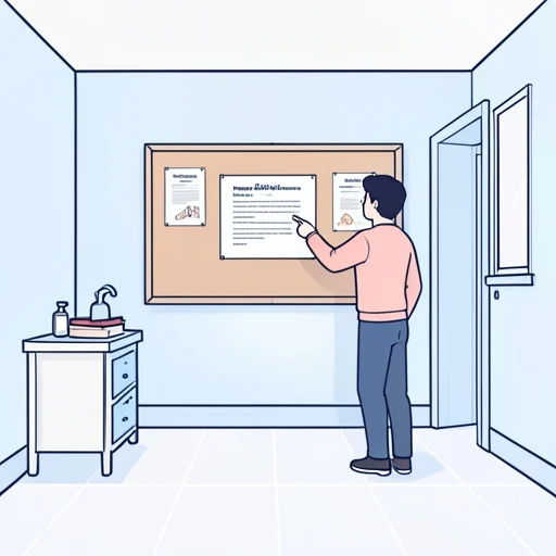 新しい掲示が出てるから、見ておいて - Bildwörterbuch