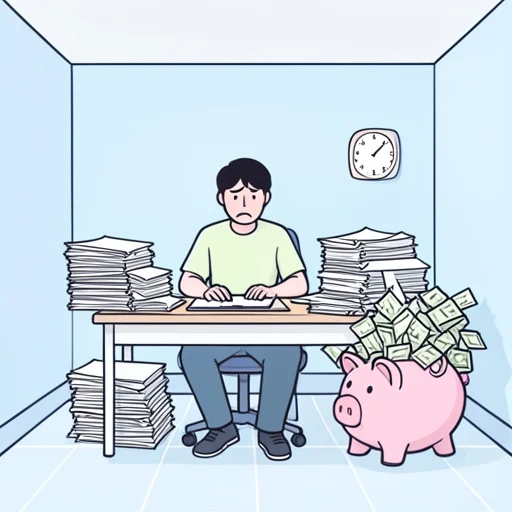 莫大な借金を抱えてしまった - Bildwörterbuch