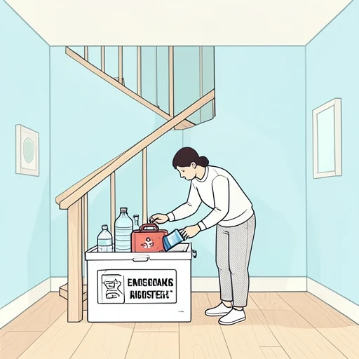 防災グッズを備えている - Bildwörterbuch