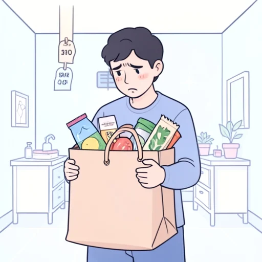 物価上昇で生活が厳しくなった - Bildwörterbuch