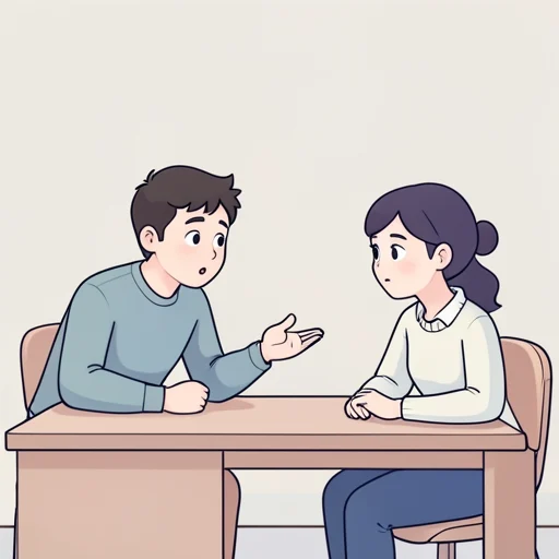 ちゃんと聞いた？もう一度言うよ - Bildwörterbuch
