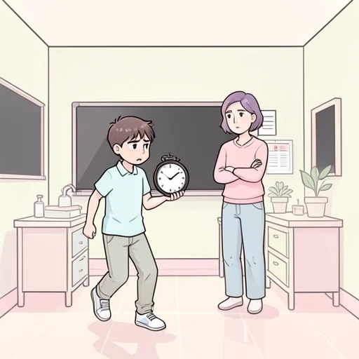 遅刻した理由は？ - Bildwörterbuch