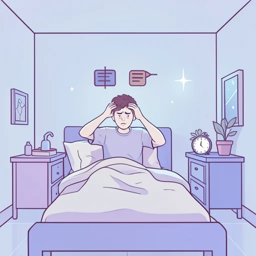 ちっとも眠れなかった - Bildwörterbuch