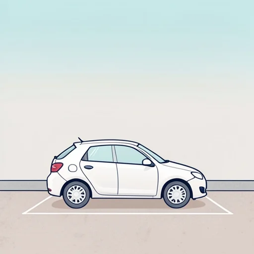 駐車場に止めて - Bildwörterbuch