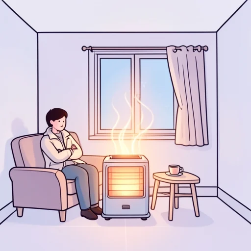 暖房をつけたけどまだ少し寒い - Bildwörterbuch