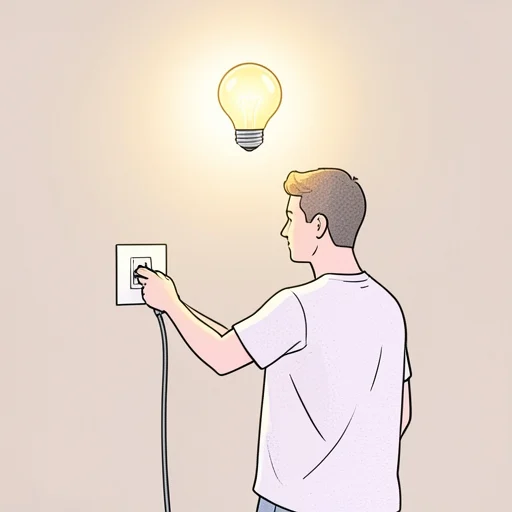 電力を供給する - Bildwörterbuch