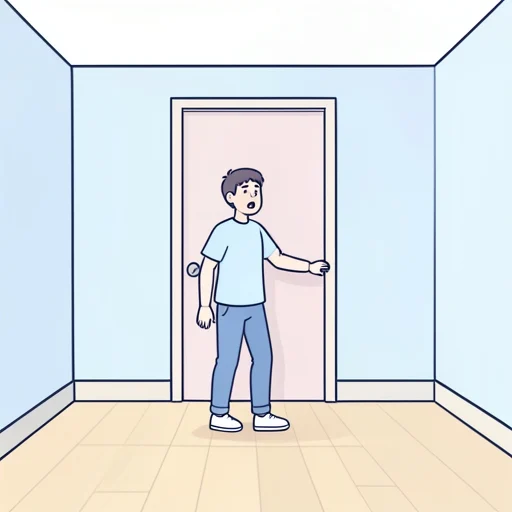 ドアが急に閉まった - Bildwörterbuch