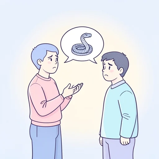 毒のある言い方しないで - Bildwörterbuch
