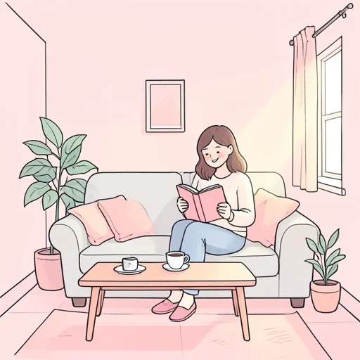 独身生活を満喫している - Bildwörterbuch