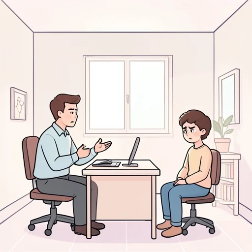 どんなに説明しても彼は理解しなかった - Bildwörterbuch
