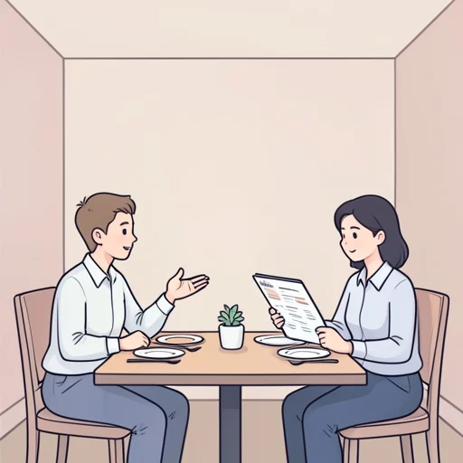 同僚とランチ行く？ - Bildwörterbuch