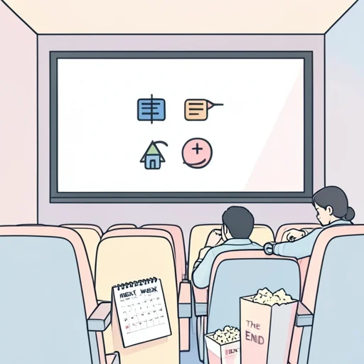 映画は来週で終わりだ - Bildwörterbuch
