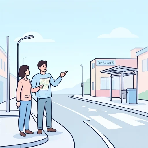 駅までの行き方 - Bildwörterbuch