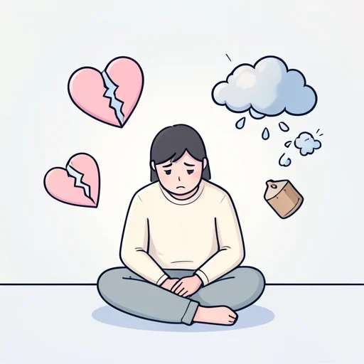 不幸が重なり、心が折れそうになった - Bildwörterbuch