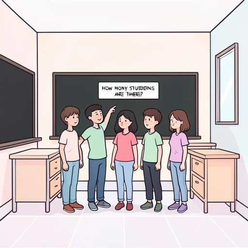 学生は何人いますか。 - Illustrated Dictionary