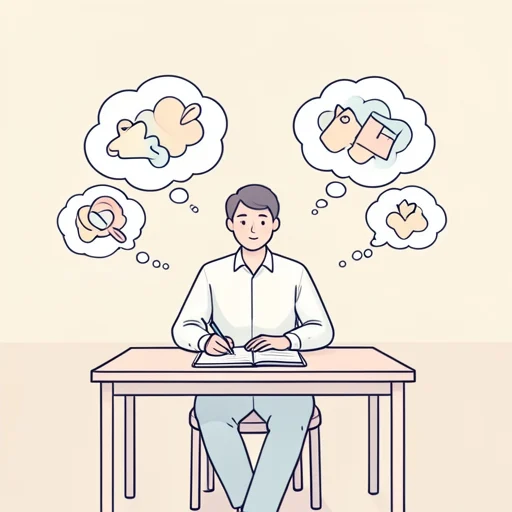 現状を打開するための策を考える - Bildwörterbuch