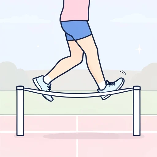 ゴール目前で足が止まっちゃった - Bildwörterbuch