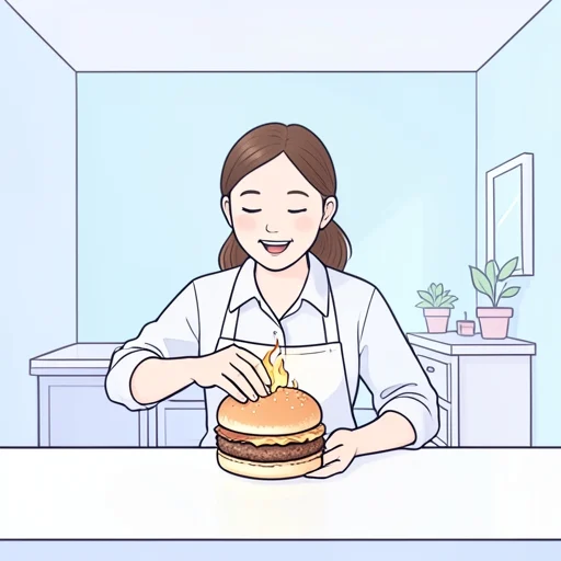 ハンバーグが得意だ - Bildwörterbuch
