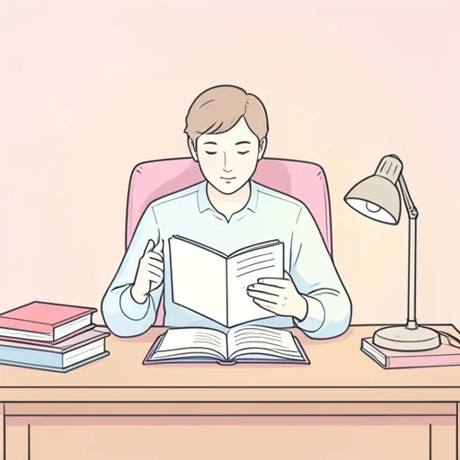 端から端まで読んだ - Bildwörterbuch