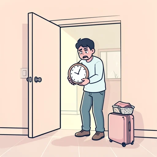 早く家を出ればよかったです。 - 그림 사전