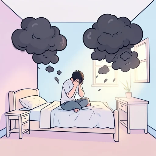 部屋に怒りが溜まってる - Bildwörterbuch