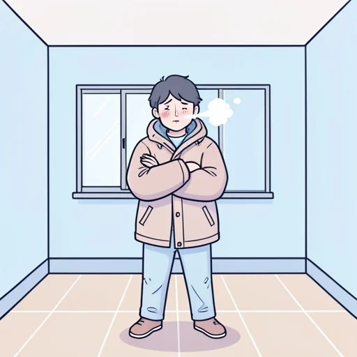 部屋の空気が冷たい - Bildwörterbuch