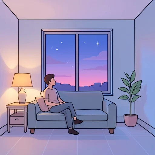 日が暮れてきた - Bildwörterbuch