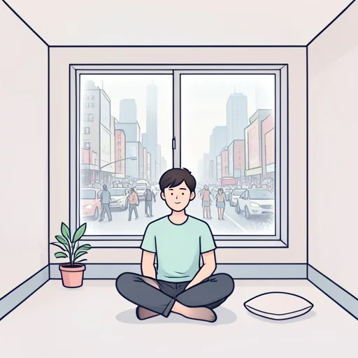 本当の幸せは外には求められない - Bildwörterbuch