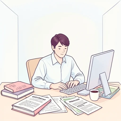 翻訳の仕事してる - Bildwörterbuch