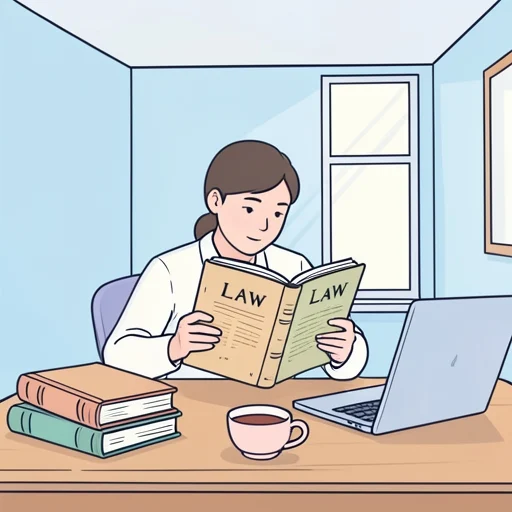 法律を勉強してる - Bildwörterbuch
