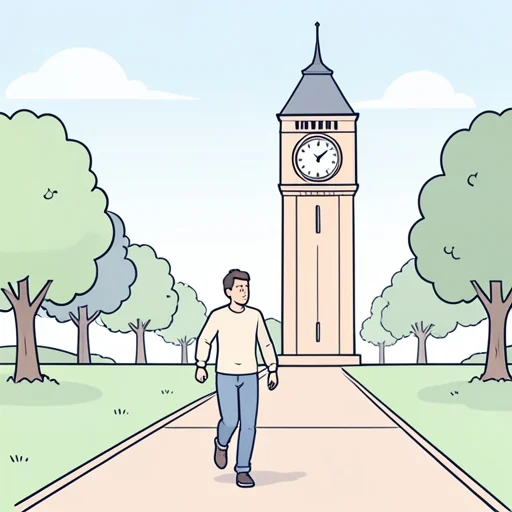 1時間以内に行ってきてください - Bildwörterbuch