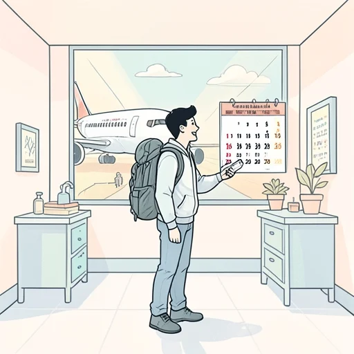 一年中旅行してる - Bildwörterbuch