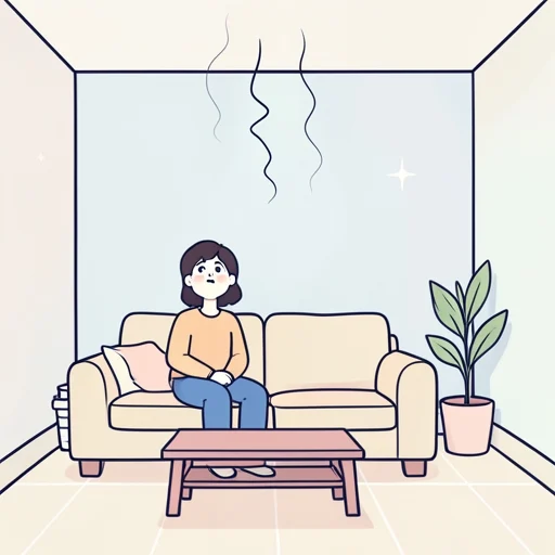 異常な音がした - Bildwörterbuch