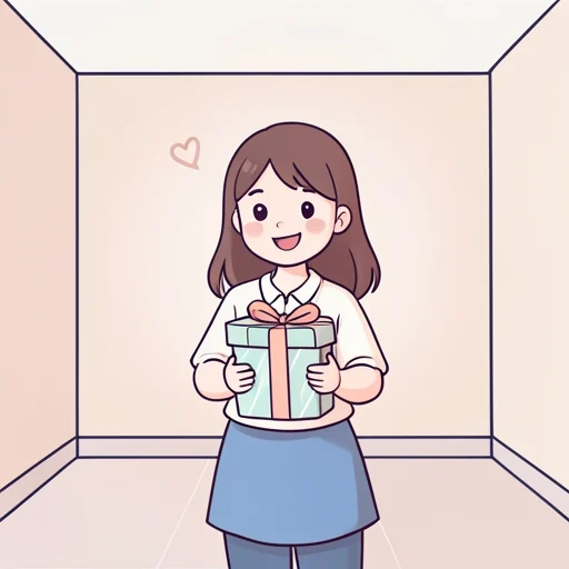妹にプレゼントを買ってあげました - Illustrated Dictionary